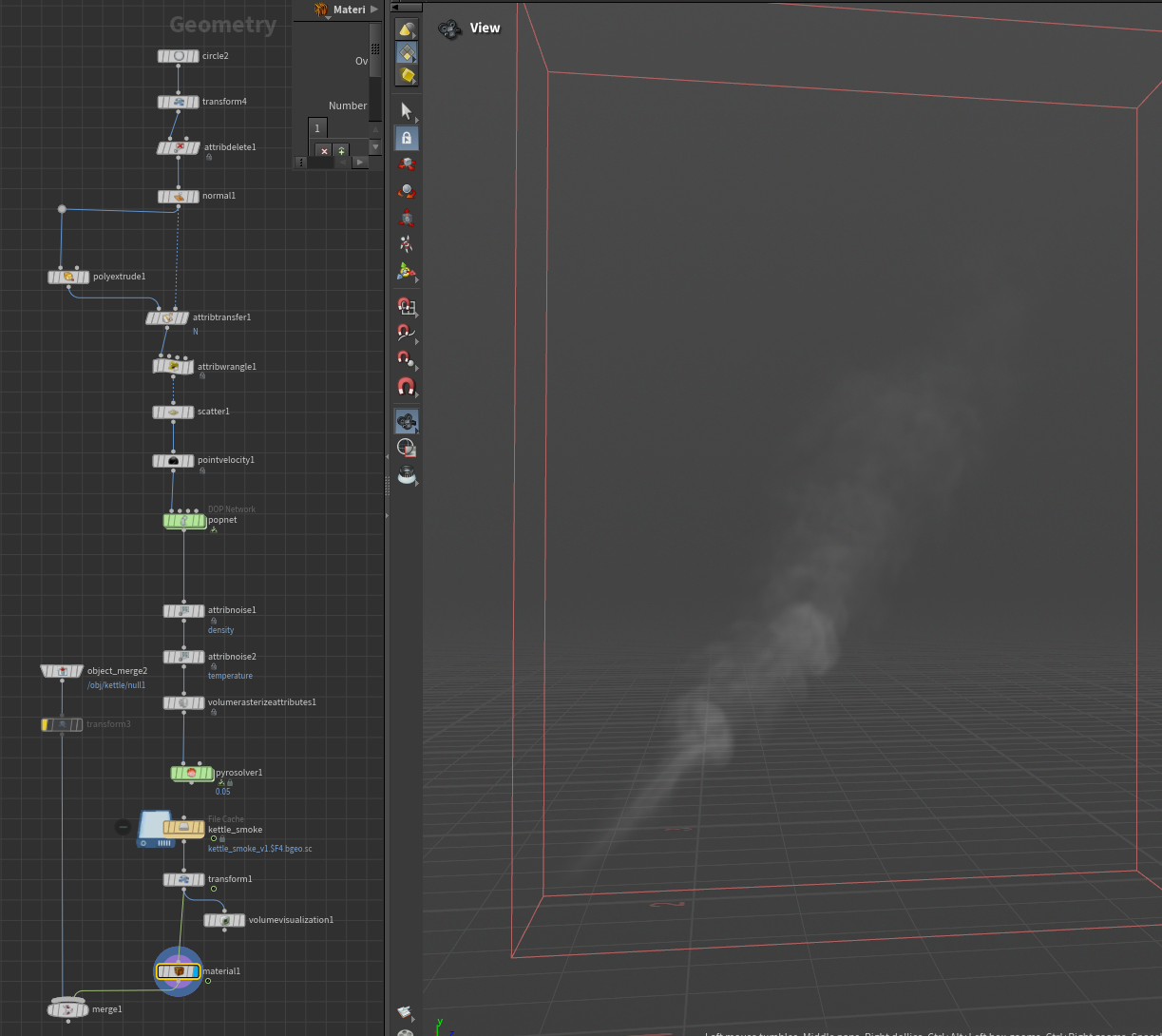 Pyro smoke simulation